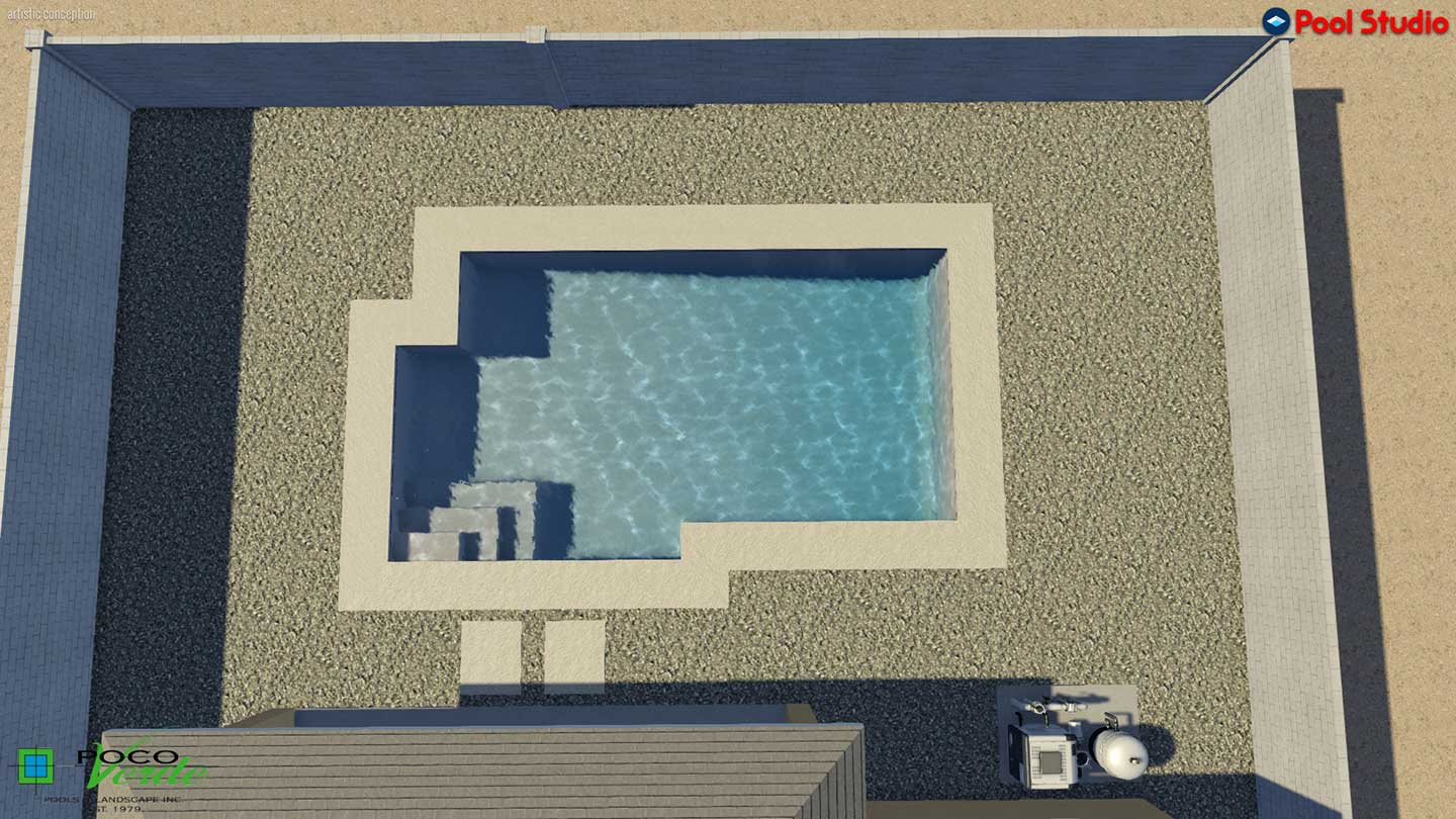 Pool 3D render